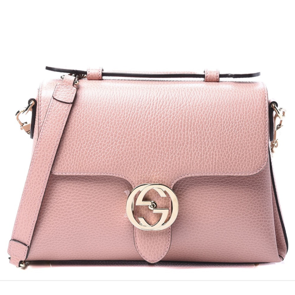 🚨Dollar Calfskin Interlock G Top Handle ShoulderBag🚨